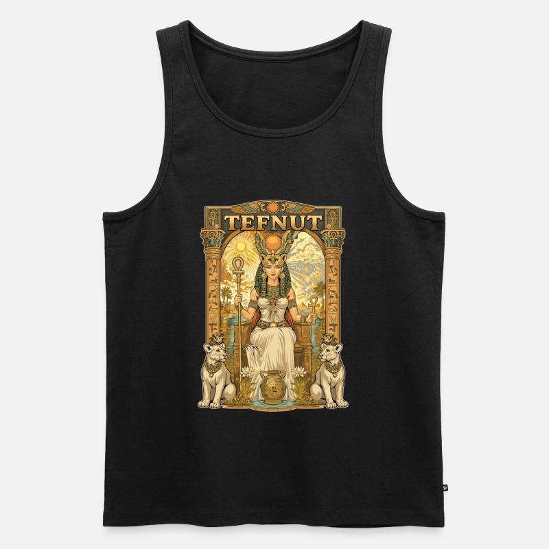 TEFNUT-Thron - Männer Premium Bio Tank Top - Schwarz