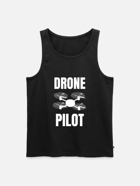 Drone Pilot Drone Pilot Drone - Men's Premium Organic Tank Top - black