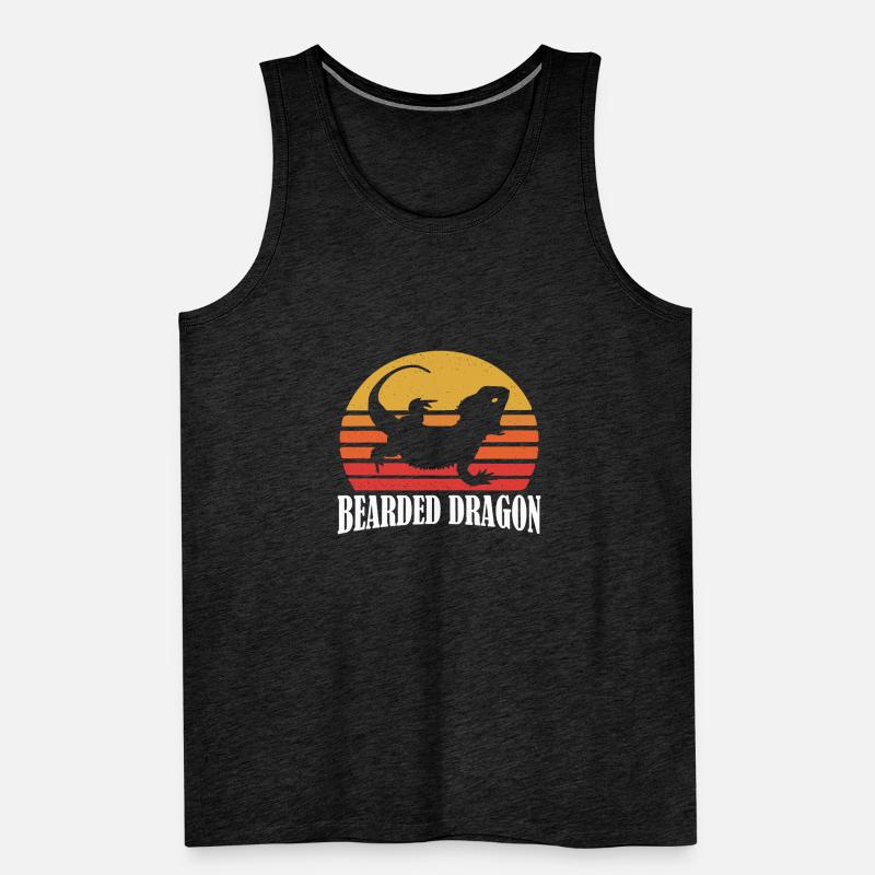 Bartdrache Männer Premium Bio Tank Top