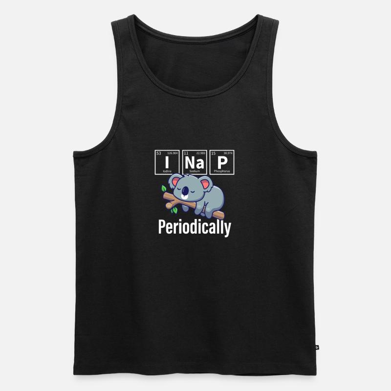 Koala - Männer Premium Bio Tank Top - Schwarz