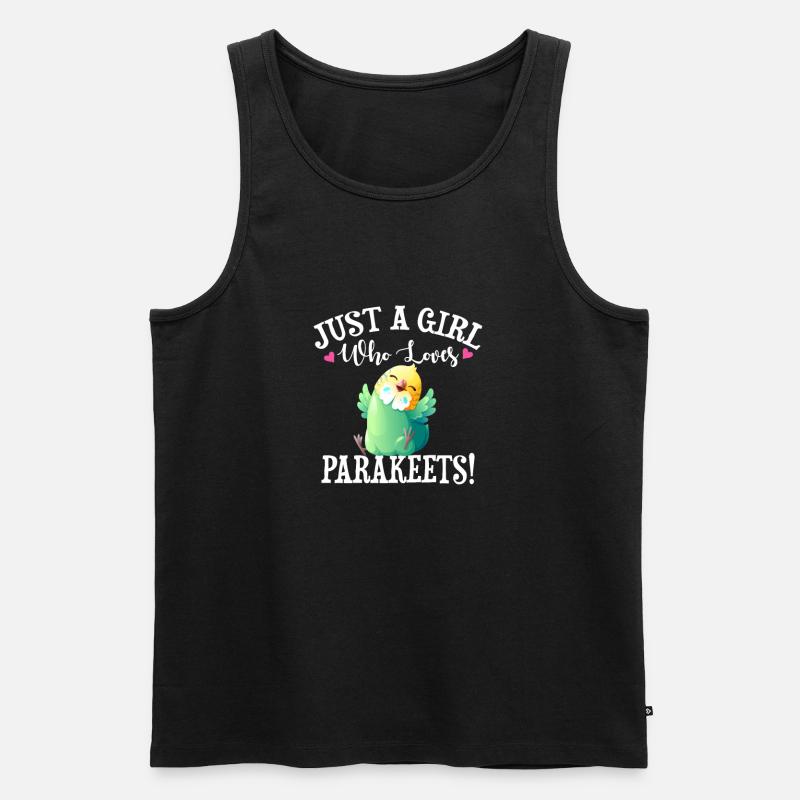 Sittich - Männer Premium Bio Tank Top - Schwarz