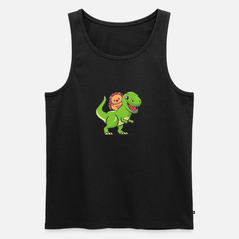 Igel - Männer Premium Bio Tank Top - Schwarz