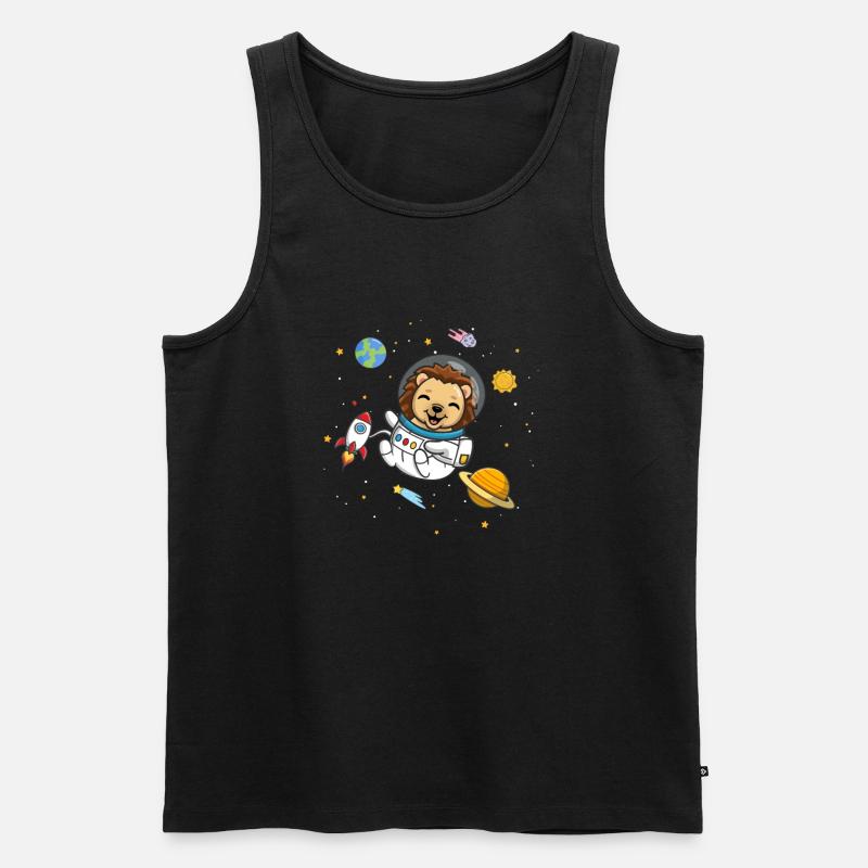 Igel - Männer Premium Bio Tank Top - Schwarz