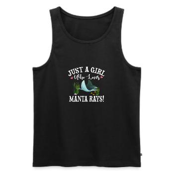 Mantarochen - Männer Premium Bio Tank Top - Schwarz - Vorne - Michal (187cm)