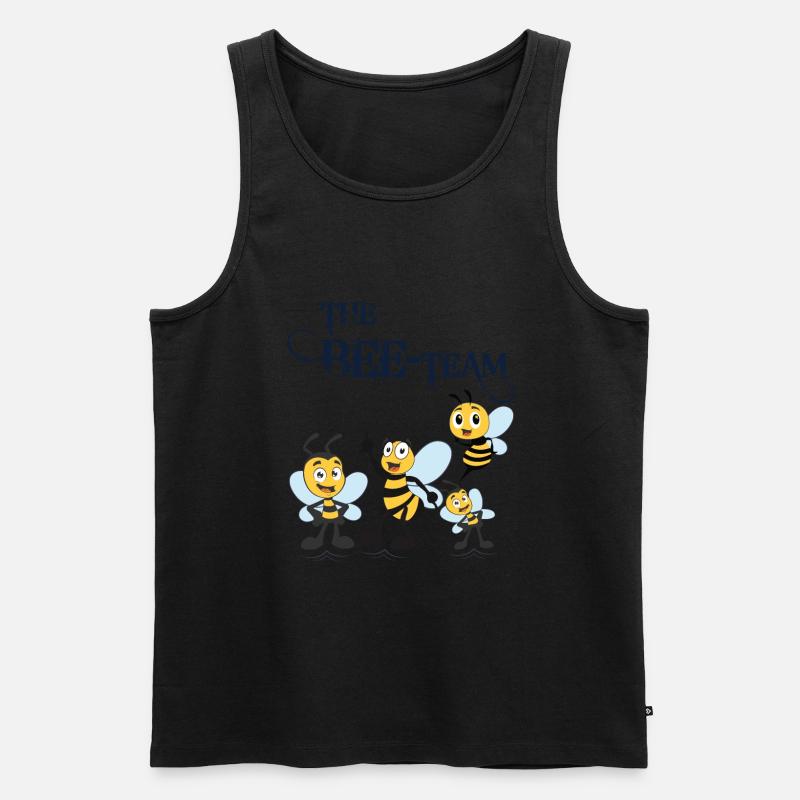 Bee Team Bienen Imker - Männer Premium Bio Tank Top - Schwarz