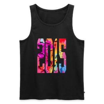 BUNT 11E ANNIVERSAIRE 2015 - Débardeur bio Premium Homme - noir - Devant - Michal (187cm)
