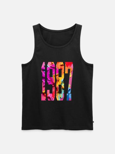 BUNT 39TH BIRTHDAY 1987 - Men's Premium Organic Tank Top - black