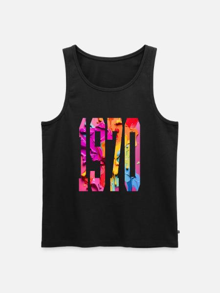 BUNT 56TH BIRTHDAY 1970 - Men's Premium Organic Tank Top - black