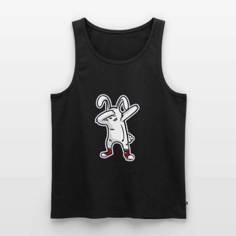Dabbing Easter Bunny - Let's Dab for Easter! Men's Premium Organic Tank Top