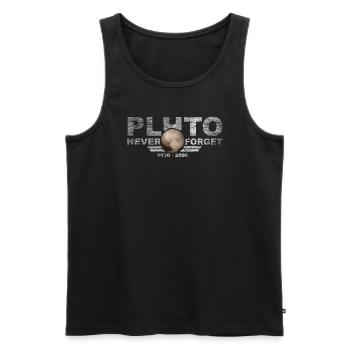 N’oubliez jamais Pluto Design Retro Style Funny Space - Débardeur bio Premium Homme - noir - Devant - Michal (187cm)