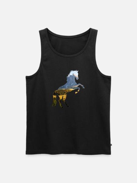 Cheval - Débardeur bio Premium Homme - noir