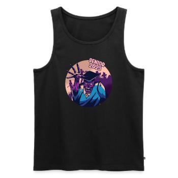 Senior 2023 Dabbing Dab of 2023 Seniors Graduation - Men's Premium Organic Tank Top - black - Front - AI Model Male 178 light (178cm)