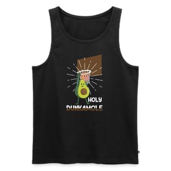 Holy Dunkamole Basketball Streetball Avocat - Débardeur bio Premium Homme - noir - Devant - Michal (187cm)
