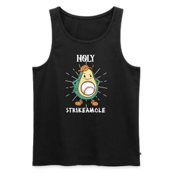 Holy Strikeamole Baseball Softball Avocat - Débardeur bio Premium Homme - noir - Devant - Michal (187cm)