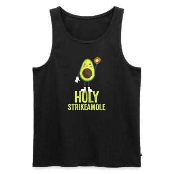 Holy Strikeamole Baseball Softball Avocat - Débardeur bio Premium Homme - noir - Devant - Michal (187cm)