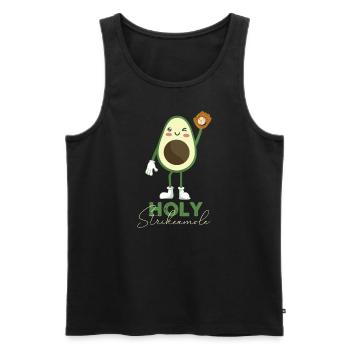 Holy Strikeamole Baseball Softball Avocat - Débardeur bio Premium Homme - noir - Devant - Michal (187cm)