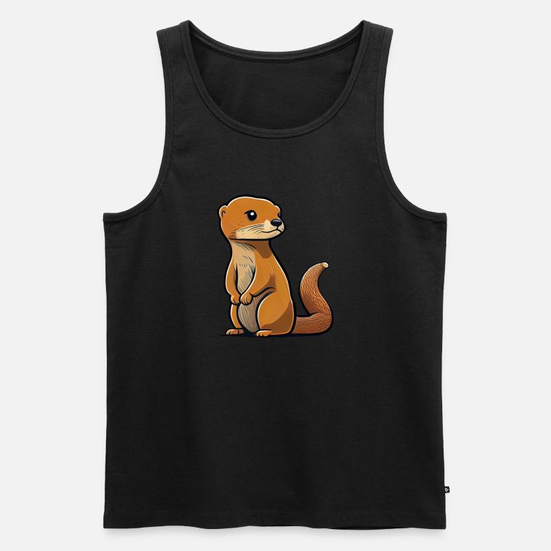 Mungo - Männer Premium Bio Tank Top - Schwarz