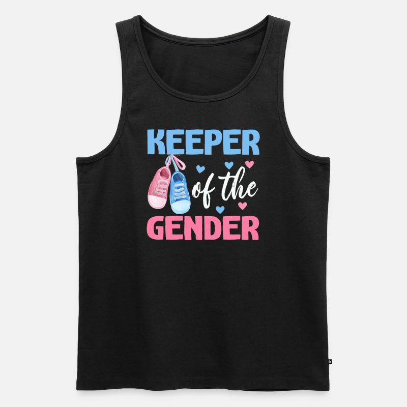 Hüter des Geschlechts - Männer Premium Bio Tank Top - Schwarz