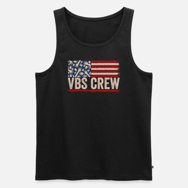 VBS-Besatzung - Männer Premium Bio Tank Top - Schwarz