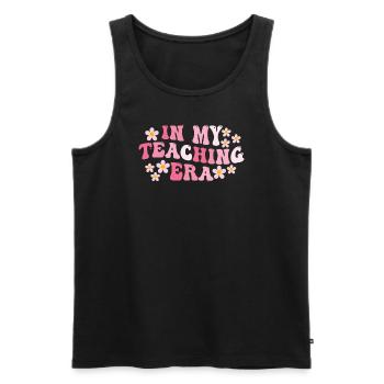 In My Teaching Era Teaching - Men's Premium Organic Tank Top - black - Front - Michal (187cm)
