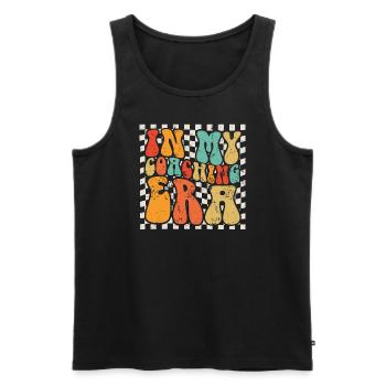 Coach Era Coaching Tees Sports Team Staff - Men's Premium Organic Tank Top - black - Front - Michal (187cm)