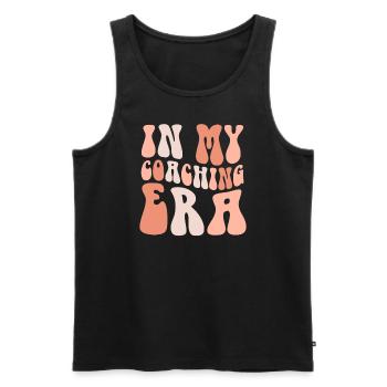 Coach Era Coaching Tees Sports Team Staff - Men's Premium Organic Tank Top - black - Front - Michal (187cm)
