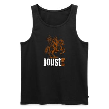 Ritter Mittelalterliche Renaissance-Ritterrüstung - Männer Premium Bio Tank Top - Schwarz - Vorne - Michal (187cm)