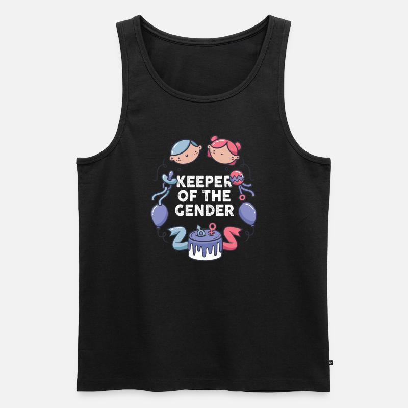 Hüter des Geschlechts - Männer Premium Bio Tank Top - Schwarz