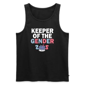 Keeper Of The Gender - Men's Premium Organic Tank Top - black - Front - AI Model Male 178 light (178cm)
