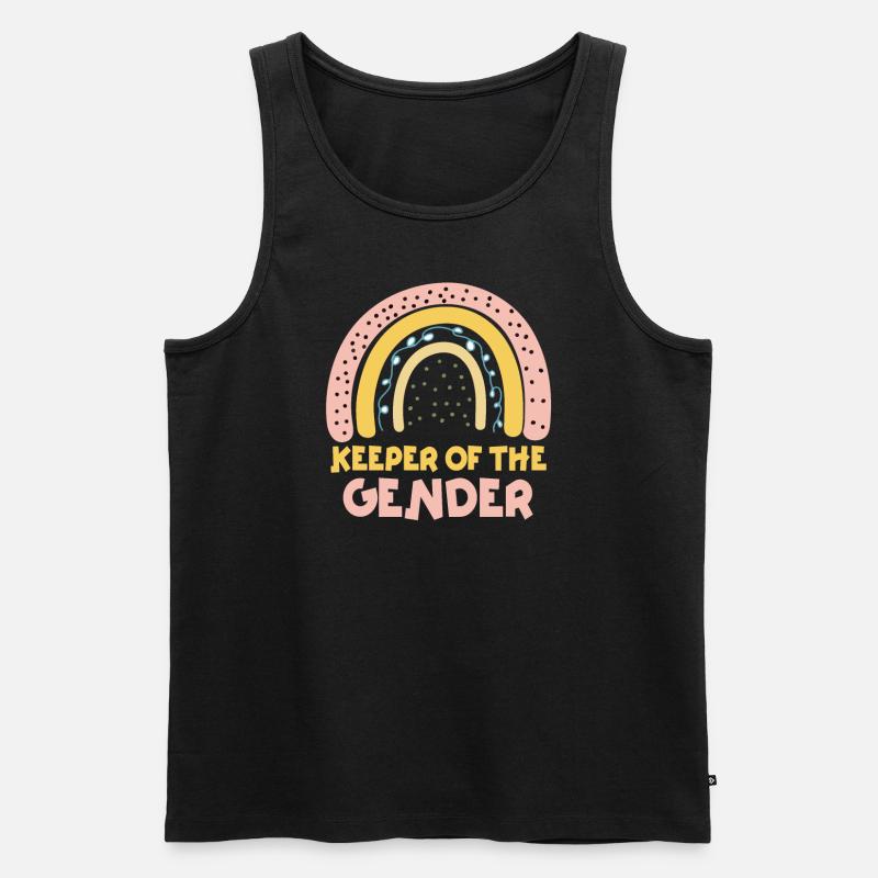Hüter des Geschlechts - Männer Premium Bio Tank Top - Schwarz