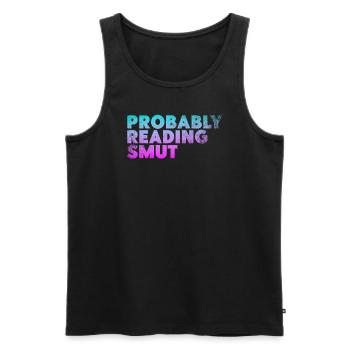 Wahrscheinlich Smut lesen Vintage-Bücher Schmutz - Männer Premium Bio Tank Top - Schwarz - Vorne - Michal (187cm)