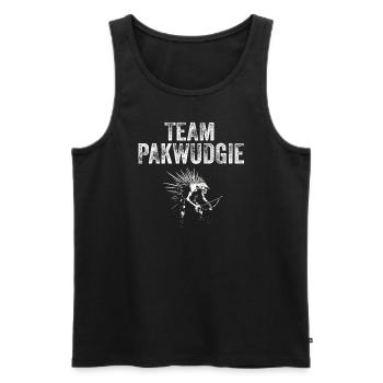 Pukwudgie Kryptide Folklore Mythen - Männer Premium Bio Tank Top - Schwarz - Vorne - AI Model Male 178 light (178cm)