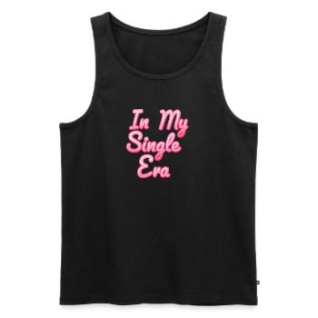 Humour drôle d’amour célibataire : le parfait - Débardeur bio Premium Homme - noir - Devant - Michal (187cm)