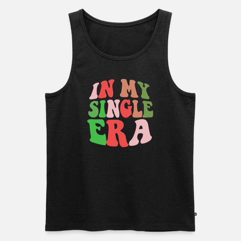 Lustiger Single-Liebeshumor: Der Perfekte - Männer Premium Bio Tank Top - Schwarz