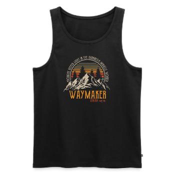 Waymaker Promise Keeper Faiseur de miracles - Débardeur bio Premium Homme - noir - Devant - Michal (187cm)