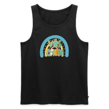 VBS Colorful Bible Vacation School Love - Men's Premium Organic Tank Top - black - Front - Michal (187cm)