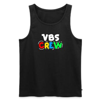 VBS Colorful Bible Vacation School Love - Men's Premium Organic Tank Top - black - Front - Michal (187cm)