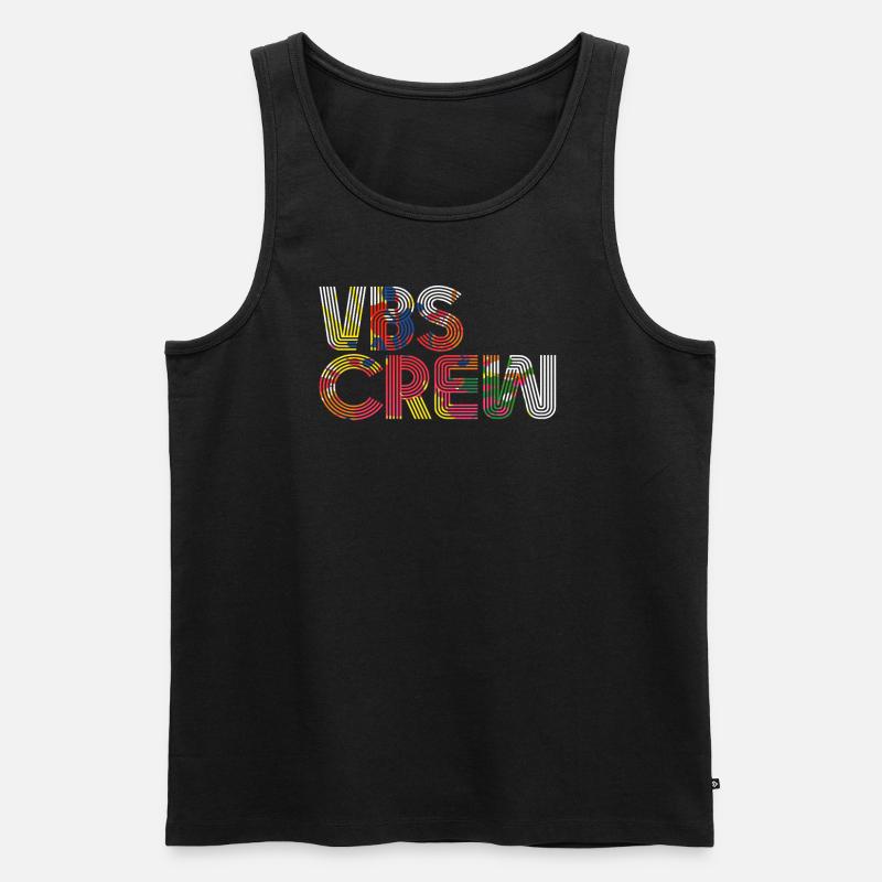 VBS Bunte Bibel Ferienschule Liebe - Männer Premium Bio Tank Top - Schwarz