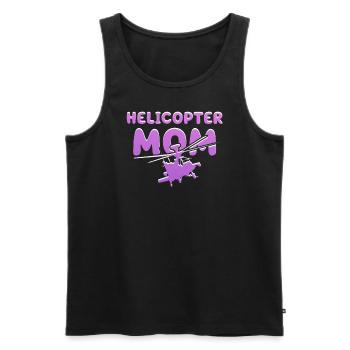 Helikopter Eltern Lustige Helikoptermutter - Männer Premium Bio Tank Top - Schwarz - Vorne - AI Model Male 178 light (178cm)