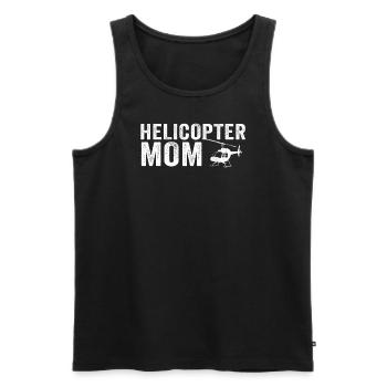 Helikopter Eltern Lustige Helikoptermutter - Männer Premium Bio Tank Top - Schwarz - Vorne - AI Model Male 178 light (178cm)