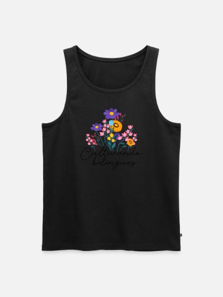 Cultivando Bilingües Spanish Teacher - Men's Premium Organic Tank Top - black