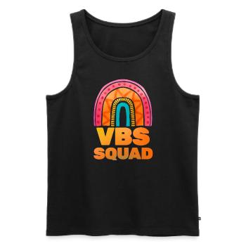 Vbs Crew Love Summer Bible School - Men's Premium Organic Tank Top - black - Front - Michal (187cm)