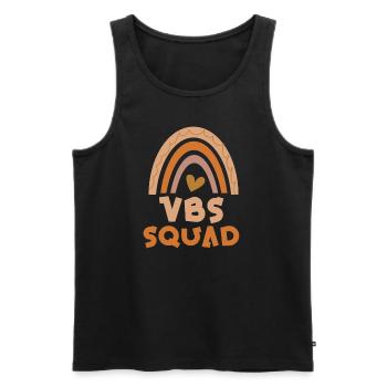 Vbs Crew Love Summer Bible School - Men's Premium Organic Tank Top - black - Front - Michal (187cm)