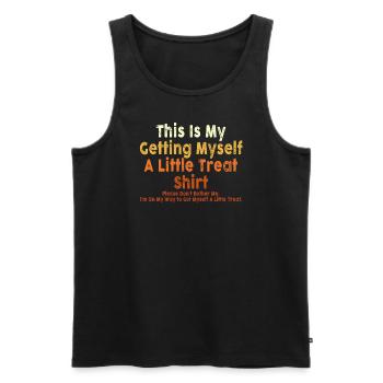 Creamy Sundae Dessert Don't Bother Me - Men's Premium Organic Tank Top - black - Front - AI Model Male 178 light (178cm)