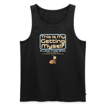 Creamy Sundae Dessert Don't Bother Me - Men's Premium Organic Tank Top - black - Front - AI Model Male 178 light (178cm)