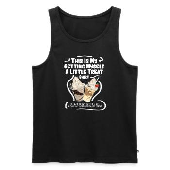Creamy Sundae Dessert Don't Bother Me - Men's Premium Organic Tank Top - black - Front - AI Model Male 178 light (178cm)