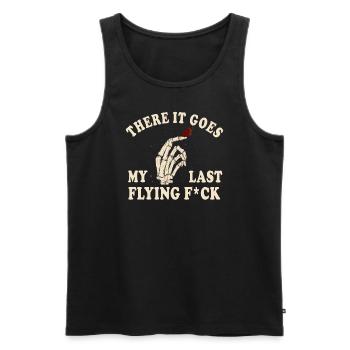 There It Goes My Last Flying F - Men's Premium Organic Tank Top - black - Front - Michal (187cm)