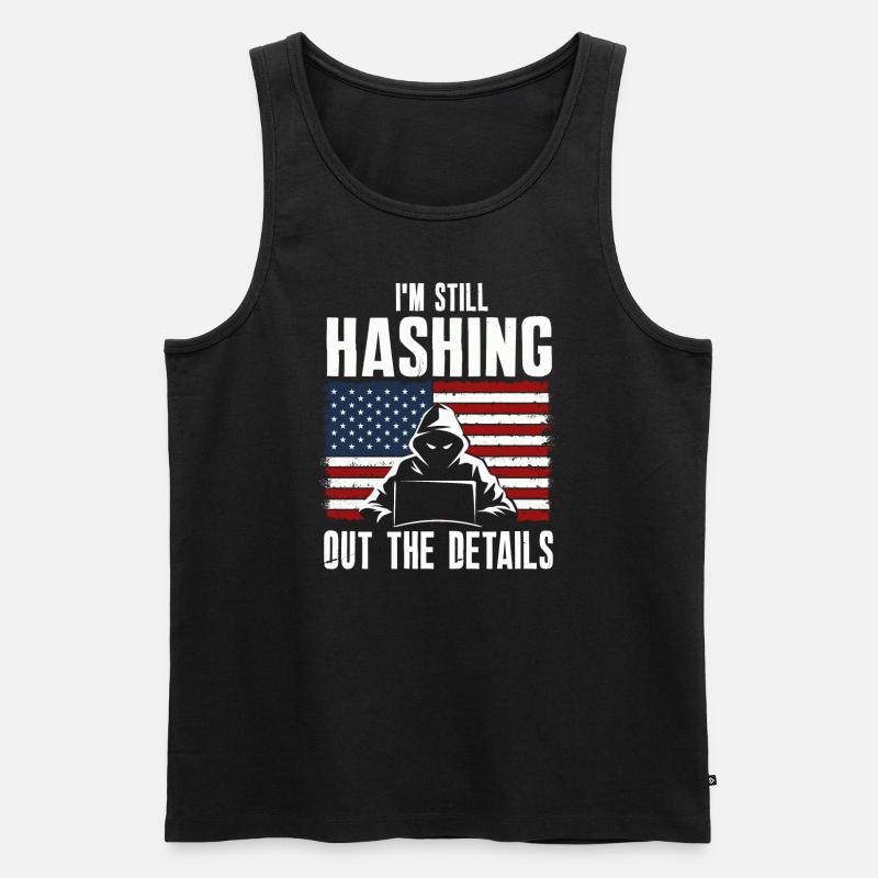 Ethical Hacker Cybersecurity Expertise - Men's Premium Organic Tank Top - black