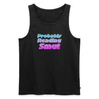 Wahrscheinlich lesen Schmutz Vintage-Bücher Schmutz - Männer Premium Bio Tank Top - Schwarz - Vorne - AI Model Male 178 light (178cm)