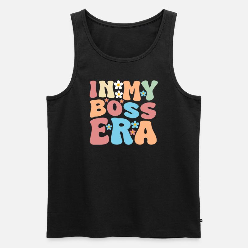 Bossy Supervisor Sarkasmus Büro - Männer Premium Bio Tank Top - Schwarz